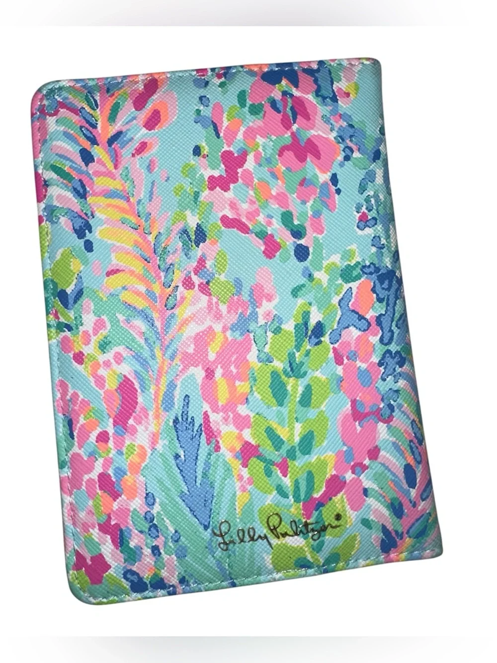 Lilly Pulitzer  'Shell We Go?' Passport Cover with Gold Palm